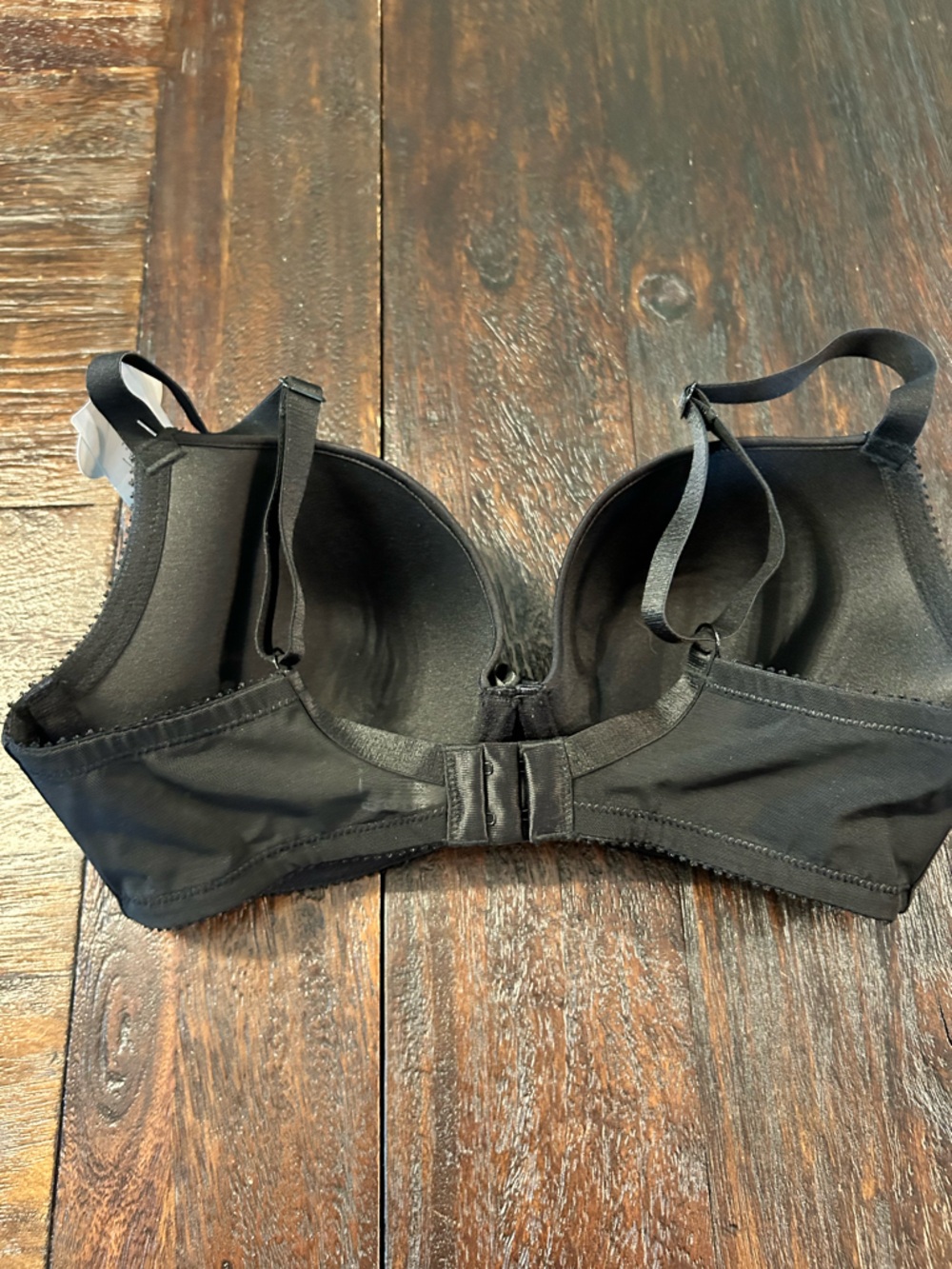 PARFAIT CASEY 2801 WOMEN'S WIRED PADDED PLUNGE SEAMLESS T-SHIRT BRA - BLACK- 32F - Picture 7 of 10